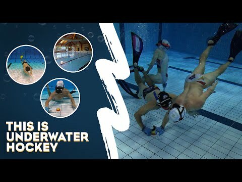 This is underwater hockey !